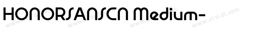 HONORSANSCN Medium字体转换
